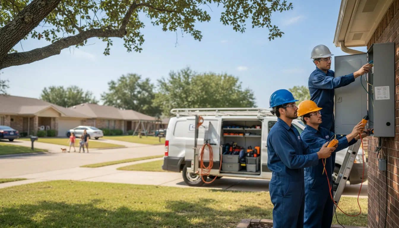 Certified electrician providing emergency electrical services in Vaughn, NM